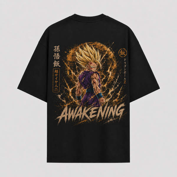 Awakening - Gohan and the Golden Fracture Graphic Tee - mockup