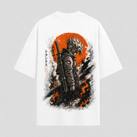 Trunks in Silhouette - Red Sun, Ink and Quiet Resolve