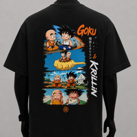 Goku & Krillin - Four Panels of Friendship and Laughter