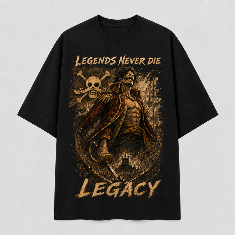 Legends Never Die - Sepia Legacy Graphic Streetwear Tee