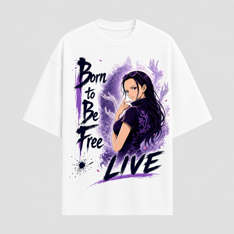 Born to Be Free - Nico Robin in Violet and Ink