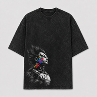 Vegeta in Profile - Pride, Monochrome and a Streak of Colour