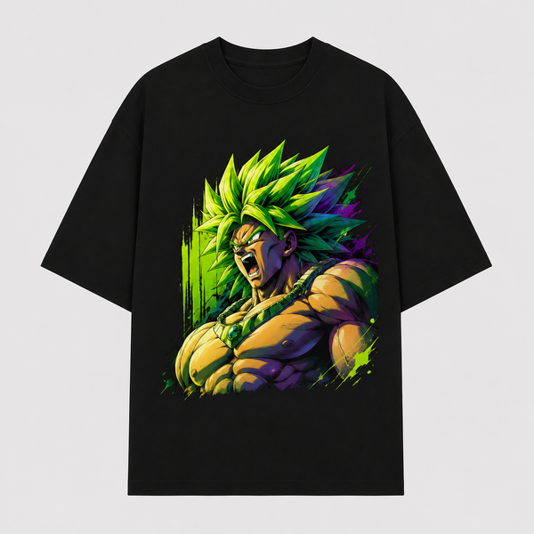 Full Force Roar - Broly Transformation Graphic Tee - mockup