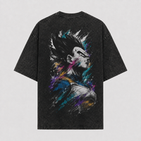 Vegeta - Ink, Splatter and the Weight of a Raised Chin