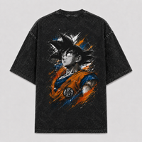 Ink, Kanji and Quiet Resolve - Goku Splatter Graphic Tee