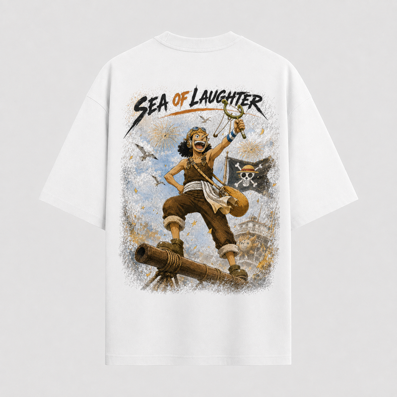 Sea of Laughter - Usopp, the Cannon and the Raised Slingshot