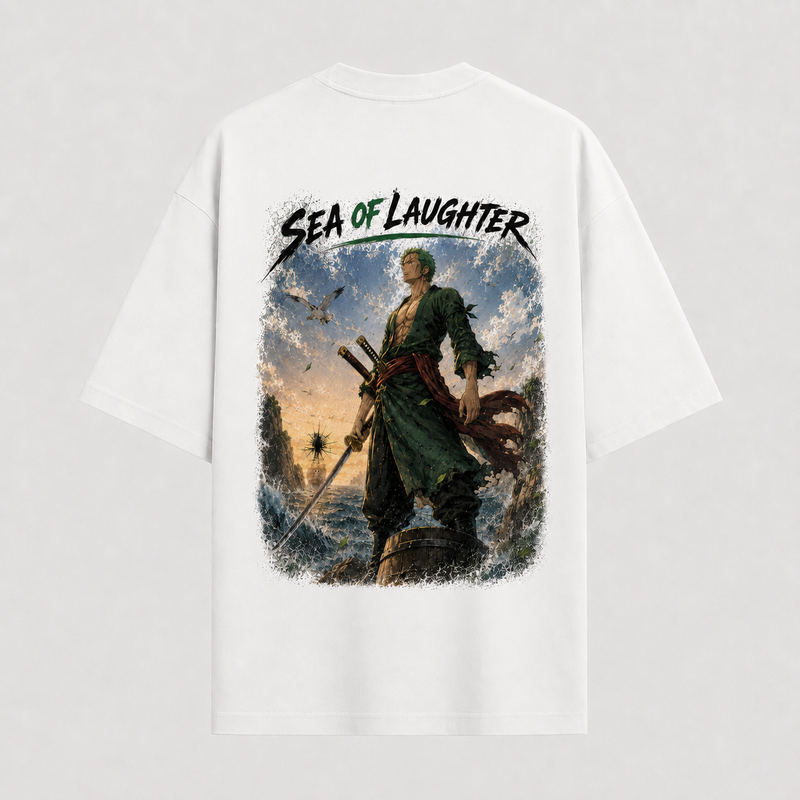 Sea of Laughter - Zoro's Steady Stance Above the Tide