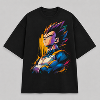 Saiyan Pride - Vegeta in Colour, Contrast and Quiet Defiance