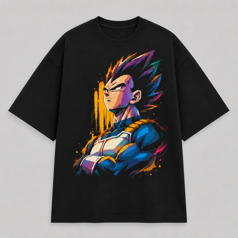 Saiyan Pride - Vegeta in Colour, Contrast and Quiet Defiance