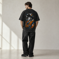 Ink, Kanji and Quiet Resolve - Goku Splatter Graphic Tee