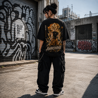 Awakening - Goku Mid-Transformation, Raw Power in Gold