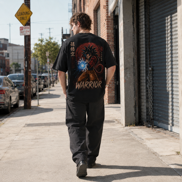 Warrior Unleashed - Super Saiyan 4 Goku Graphic Tee - lifestyle