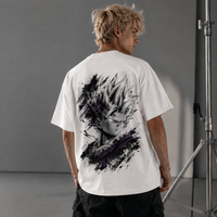 Violet Arc - Gohan Ink Storm Graphic Streetwear Tee
