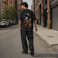 Ink, Kanji and Quiet Resolve - Goku Splatter Graphic Tee