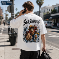 Sea Sovereigns - Luffy Full Force Oversized Streetwear Tee