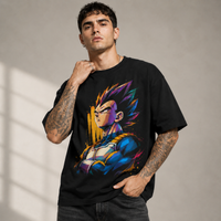 Saiyan Pride - Vegeta in Colour, Contrast and Quiet Defiance