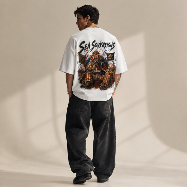 Sea Sovereigns - Buggy Enthroned Graphic Streetwear Tee - lifestyle