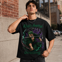 King's Ambition Unyielding - Zoro Three-Sword Strike Graphic Tee