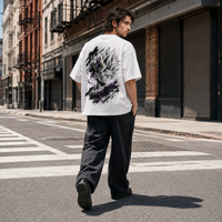Violet Arc - Gohan Ink Storm Graphic Streetwear Tee