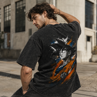 Ink, Kanji and Quiet Resolve - Goku Splatter Graphic Tee