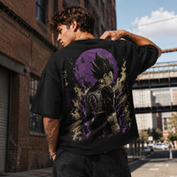 Prince's Pride - Vegeta in Violet Moonlight, Streetwear Graphic Tee