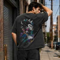 Vegeta - Ink, Splatter and the Weight of a Raised Chin