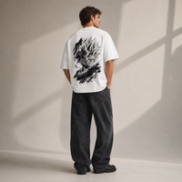 Violet Arc - Gohan Ink Storm Graphic Streetwear Tee