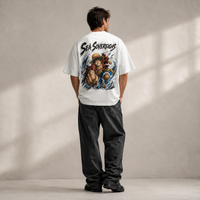 Sea Sovereigns - Luffy Full Force Oversized Streetwear Tee