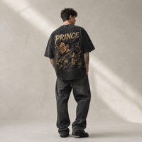 Prince Beyond Limits - Vegeta Battle-Ready Graphic Streetwear Tee